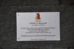 Cerimonia commemorativa per il 50° anniversario della morte dell'Appuntato di P.S. A.  La Bernarda