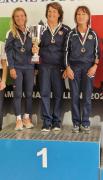 Socia ANPS Maurizia Ortolan  prima classificata ai campionati Italiani, di tiro con la pistola.