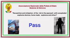 “Recognition and mitigation of the risk in the approach with unexploded explosive devices, home made