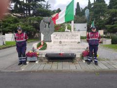 1° Novembre l'A.N.P.S. di Genova presidia il monumento Caduti della Polizia di Stato