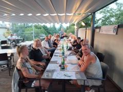 Cena conviviale tra i volontari del Gruppo ODV e il direttivo della Sezione ANPS di Trieste.