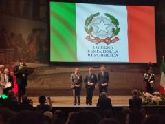 Festa della Repubblica nel 79° Anniversario della nascita.