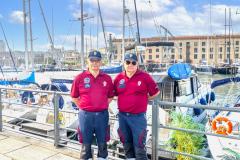 L'arrivo in porto dell'Amerigo Vespucci dopo due anni di viaggi intorno al mondo
