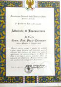 Il 4 luglio 2025, il socio Benemerito, Paolo Chiossone, ha compiuto 105 anni.