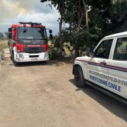 Interevnto operativo per un vasto incendio zona Portuense