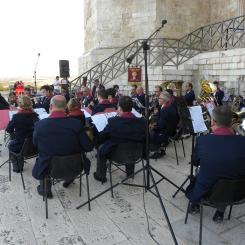 Concerto dell'Orchestra di Fiati  ANPS di Bari nel Sito di Castel del Monte
