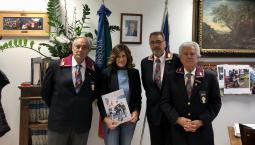 Consegna del calendario storico al prefetto di Pistoia