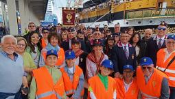 Soci in visita alla Nave Scuola Amerigo Vespucci a Napoli