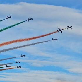 Supporto alla Polizia Locale di Lignano Sabbiadoro (UD) per l'esibizione delle Frecce Tricolori