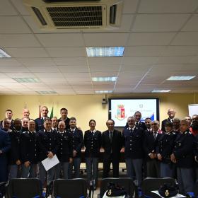 Cerimonia di consegna dei riconoscimenti premiali al personale di Polizia