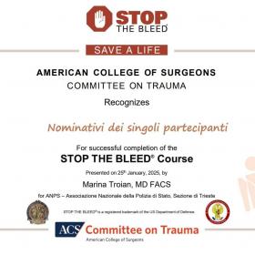 Corso formazione Stop The Bleed - come fermare un'emorragia in attesa dell'arrivo del 118