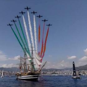 Barcolana Boat Parade per l'arrivo della Amerigo Vespucci