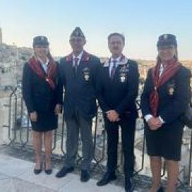 Cerimonia di celebrazione della festa della Guardia di Finanza.