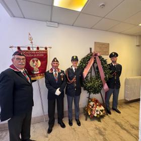 Commemorazione per il 43° anniv. della morte dell'Agente della Polizia di Stato Antonio Galluzzo