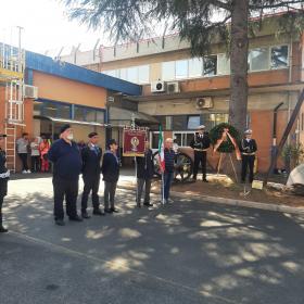 Cerimonia per l'82° anniversario delle incursioni aeree su Roma 1943