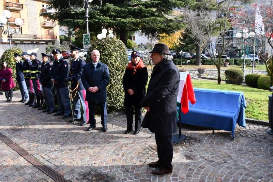 Cerimonia commemorativa per il 50° anniversario della morte dell'Appuntato di P.S. A.  La Bernarda