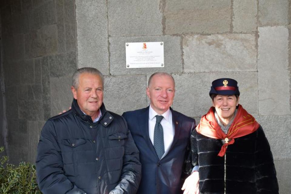 Cerimonia commemorativa per il 50° anniversario della morte dell'Appuntato di P.S. A.  La Bernarda