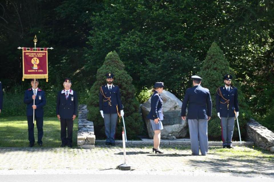 Commemorazione del 57° Anniversario dei caduti di Courmayeur (Aosta).