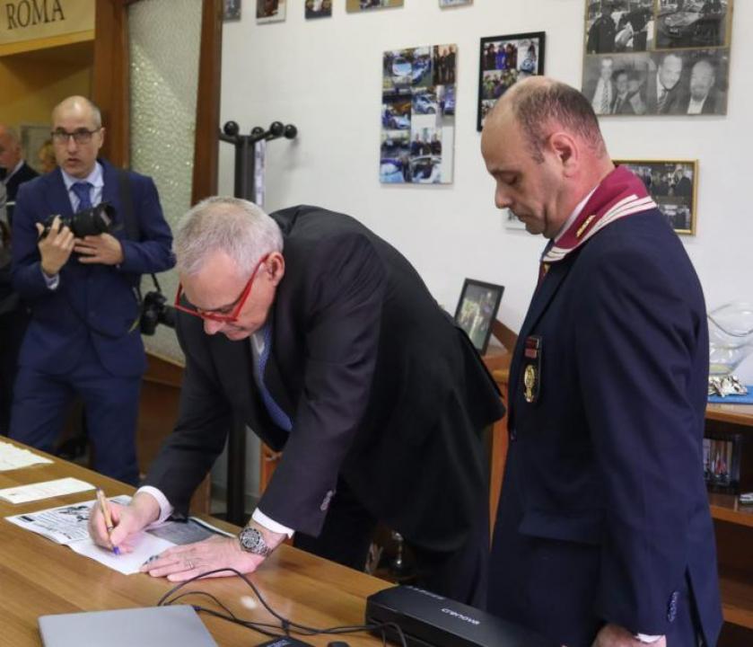 Cerimonia di intitolazione della Sezione A.N.P.S di Roma