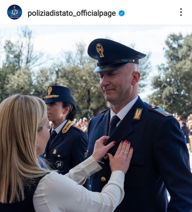 Medaglia d'oro al valor civile all'Agente della Polizia di Stato Clemente Martone.