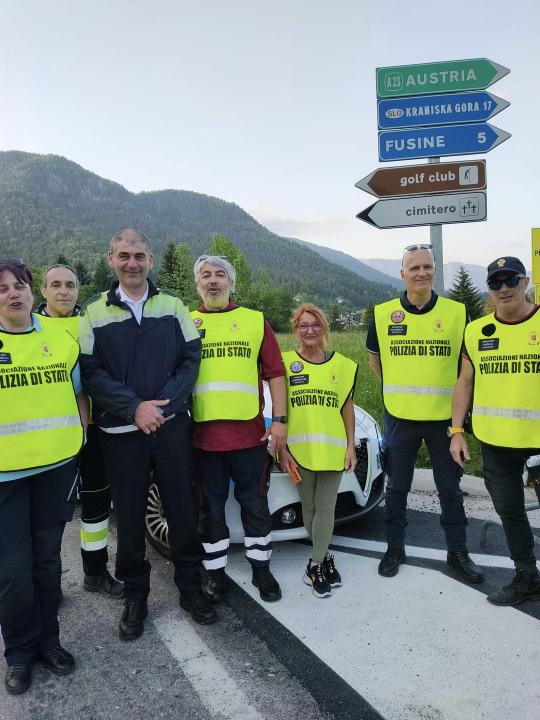 Supporto alla Polizia Locale di Tarvisio (UD) per la Tappa del Giro d'Italia
