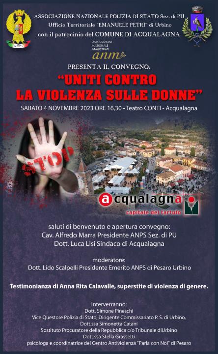 4 Novembre 2023 - Acqualagna (PU) Convegno