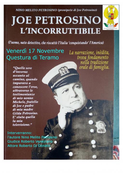 Presentazione del libro  “Joe Petrosino l'incorruttibile”