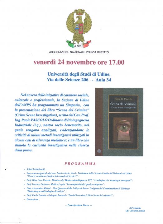 Simposio per la presentaziome del libro 