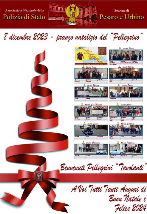 Urbino - 8 Dicembre 2023 - Pranzo Sociale  e auguri festività Natalizie e di fine anno