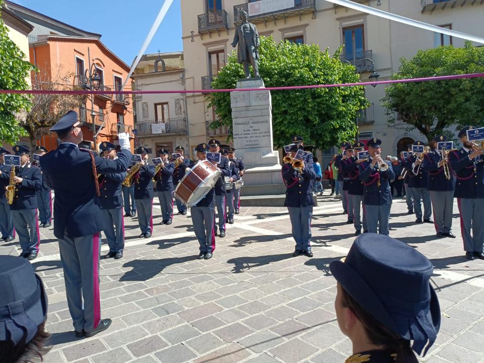 Concerto della Fanfara della Polizia di Stato ad Avigliano (PZ) e a Potenza.