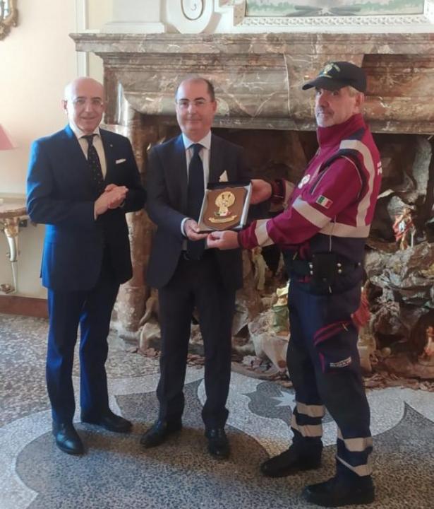 Cerimonia in occasione del collocamento a riposo del Vice Prefetto Silvio Ciarcia