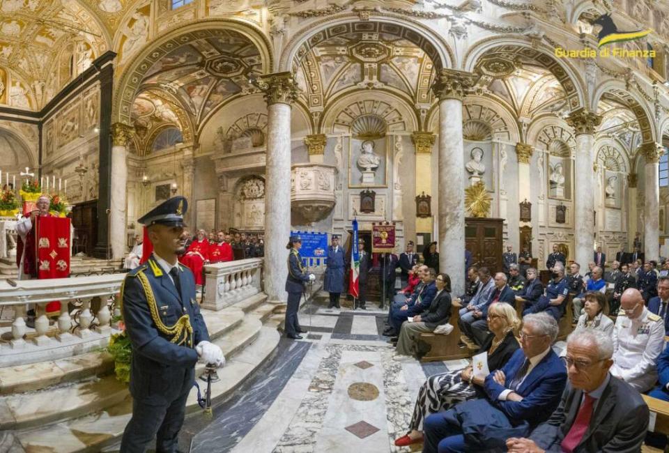 Celebrazione della festività di San Matteo Patrono della Guardia di Finanza.