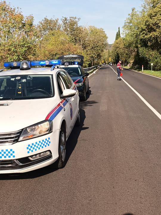 Intervento per soccorso a persone coinvolte in un sinistro stradale