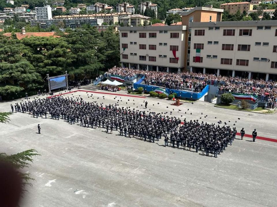 Il giuramento del 227.mo corso