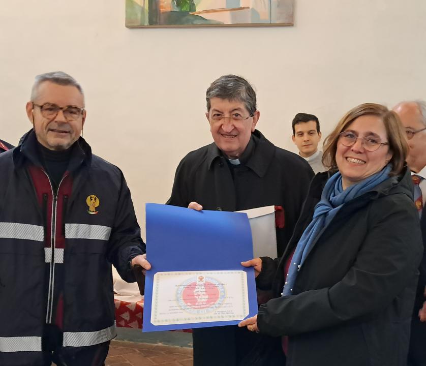 Precetto natalizio degli associati ANPS fiorentini