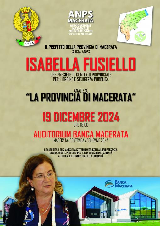 Il Prefetto Isabella Fusiello analizza la situazione della Provincia