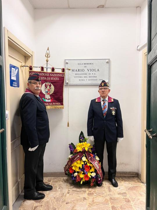 Cerimonia di Commemorazione del Brigadiere di P.S. Mario Viola