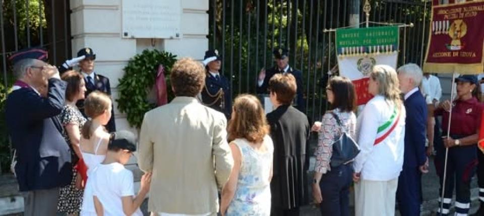 47° anniversario dell'uccisione del Comm. Capo di PS Antonio Esposito MOVC